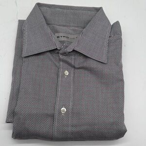 Etro Black and White Patterned Shirt